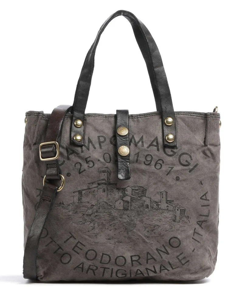Campomaggi Bolso de mano beige/grigio/nera
