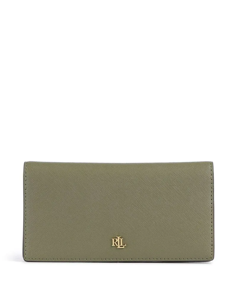 Lauren Ralph Lauren Medium Monedero sage green