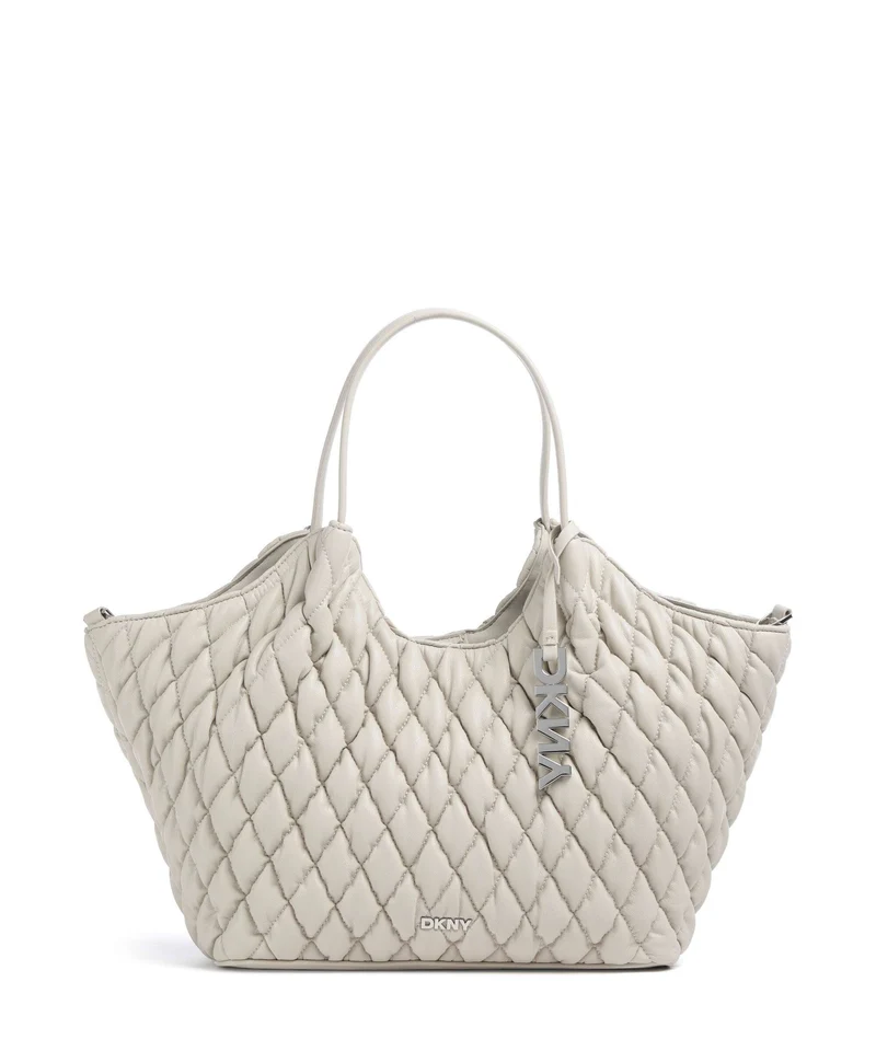 DKNY Paula Medium Bolsa shopping light taupe
