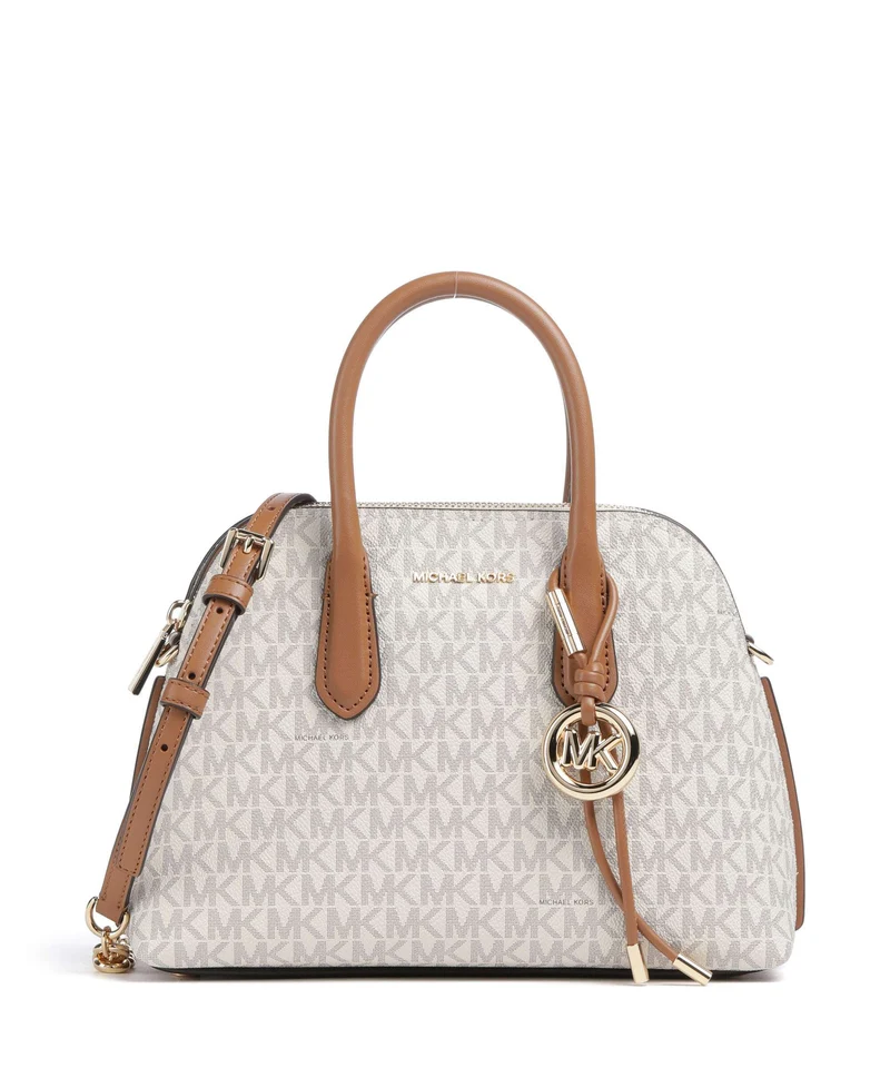 Michael Kors Freddie Medium Bolso de mano vanilla/acorn