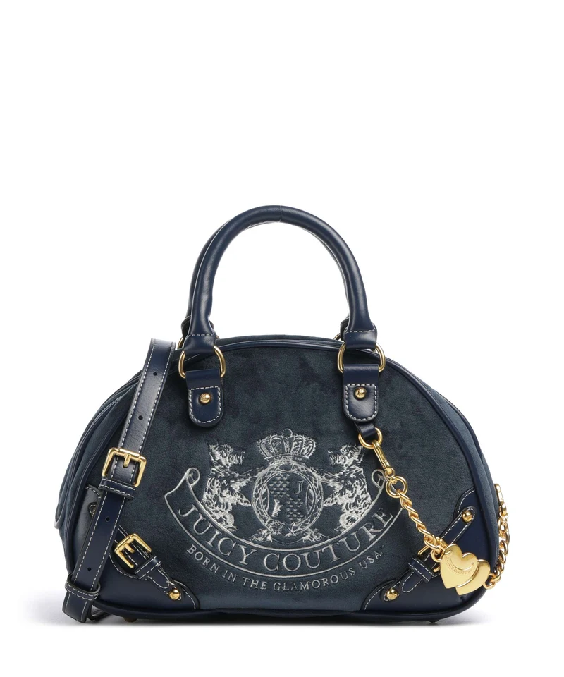 Juicy Couture Twig Narrative Velvet Bolso de mano blue depths