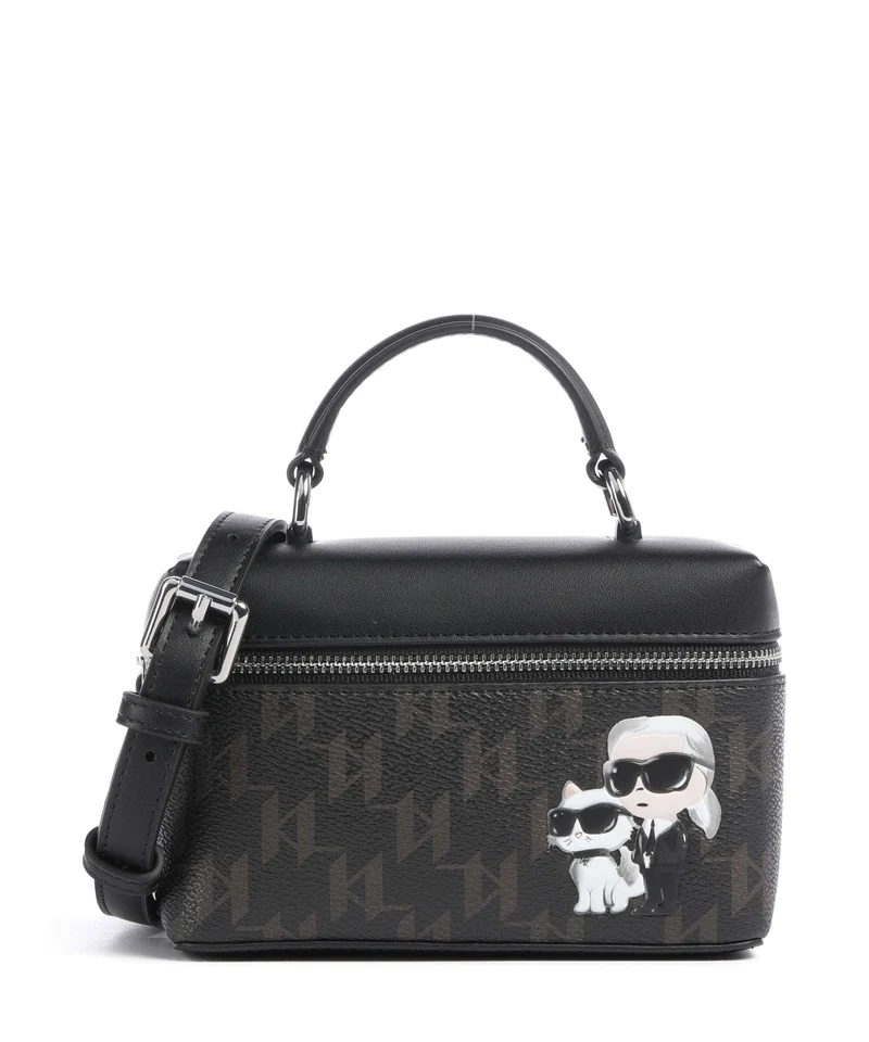 Karl Lagerfeld Ikon Monogram Small Bandolera brown/kl mono