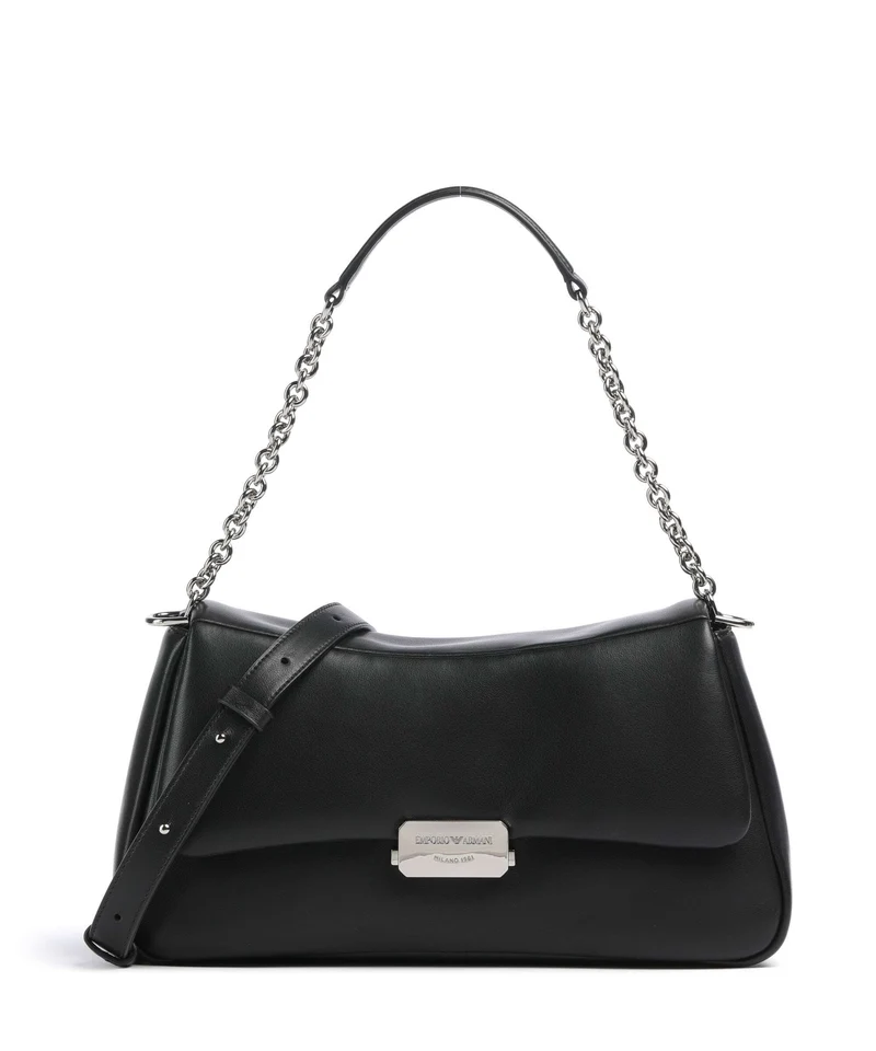 Emporio Armani Cassandra L Bolso de hombro black beauty