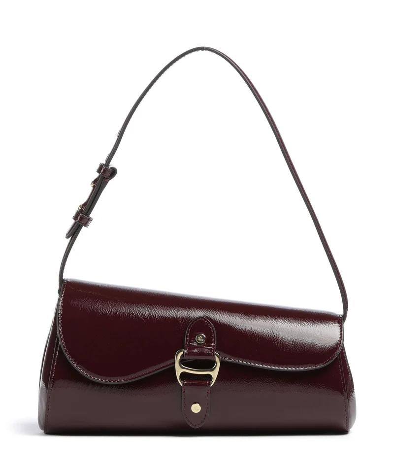 Lauren Ralph Lauren Tasha Medium Bolso de hombro dark garnet