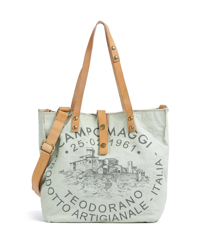 Campomaggi Bolsa shopping green