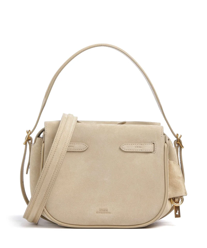 Polo Ralph Lauren ID Collection Small Bolso de hombro cashew
