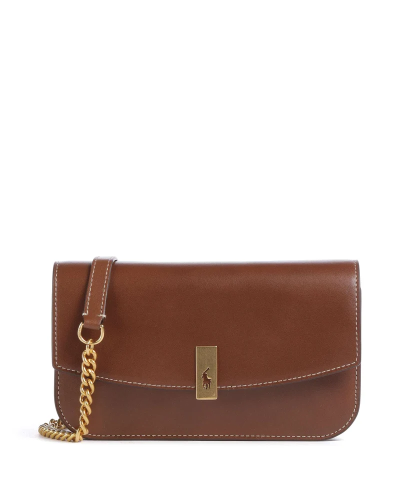 Polo Ralph Lauren ID Collection Small Bandolera cuoio