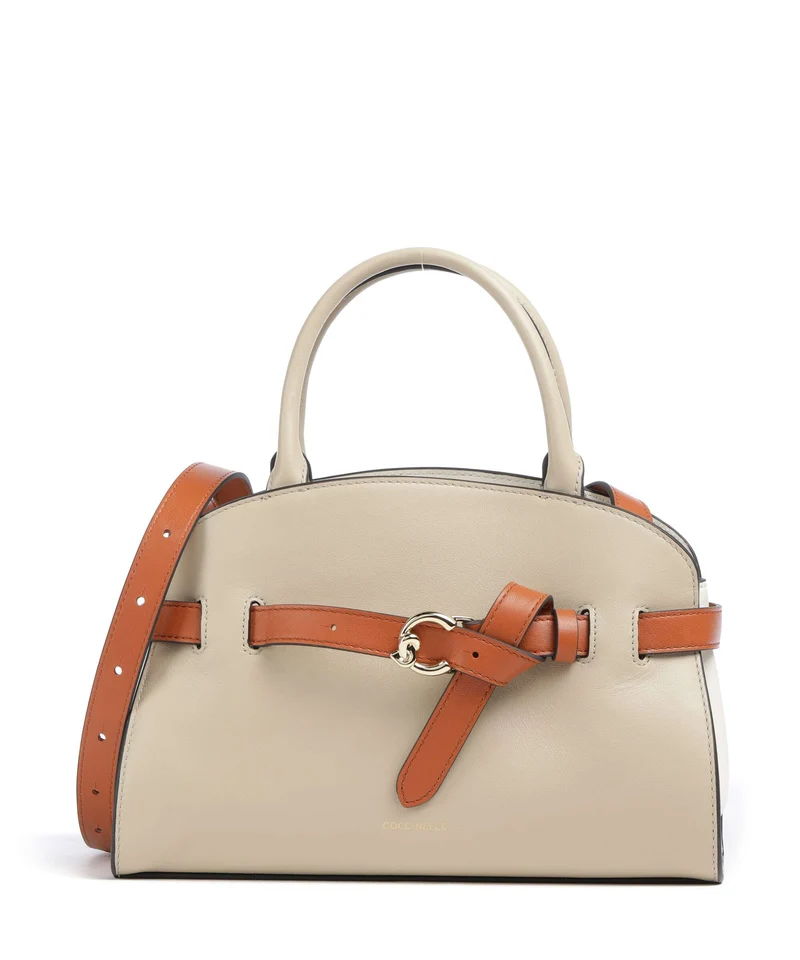 Coccinelle Sabine New Tricolor Bolso de mano sandshell/pearl/crab