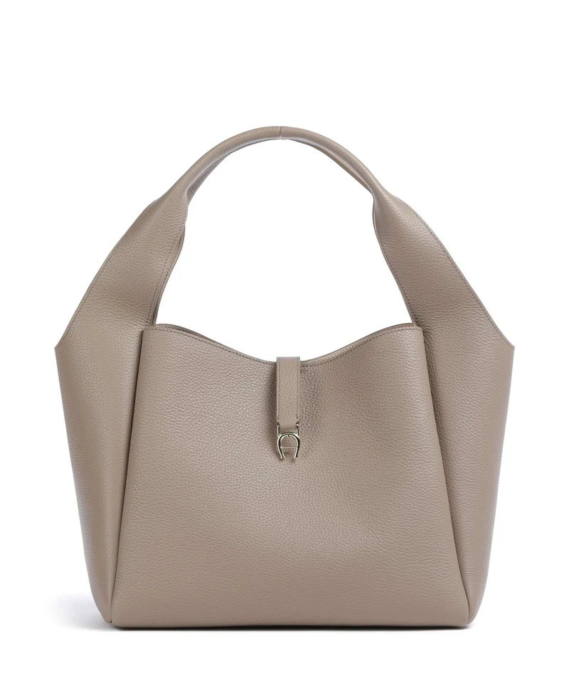 Aigner Zaira M Bolso de hobo taupe