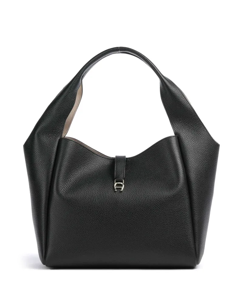 Aigner Zaira M Bolso de hobo black