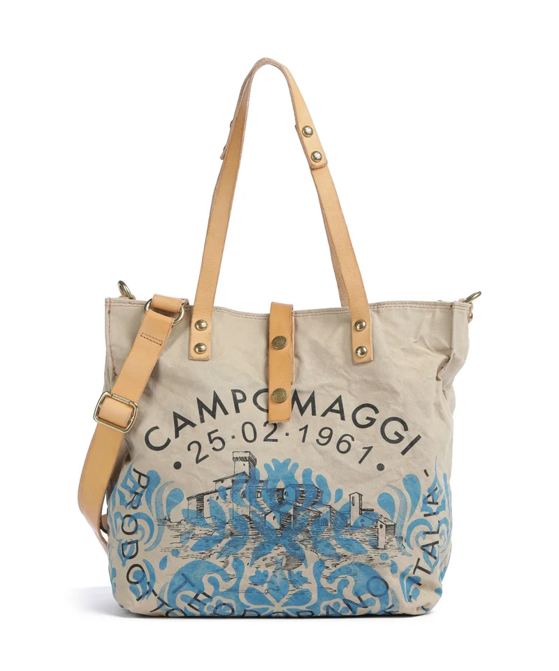 Campomaggi Bolsa shopping beige