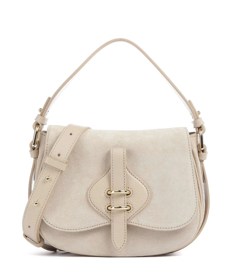 Coccinelle Mavery Suede Bolso de mano sandshell