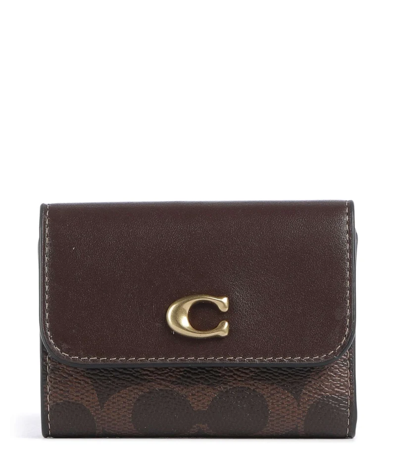 Coach Essential Signature Monedero maple