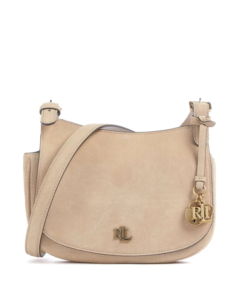 Lauren Ralph Lauren Marcy Medium Bandolera tan