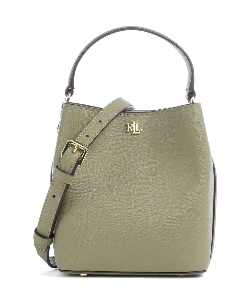 Lauren Ralph Lauren Reese Small Bucket bolso de mano sage green