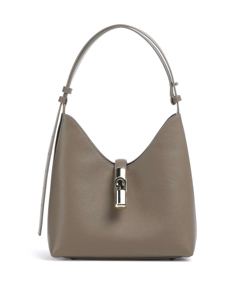 Furla Goccia S Bolso de hombro muddy gray