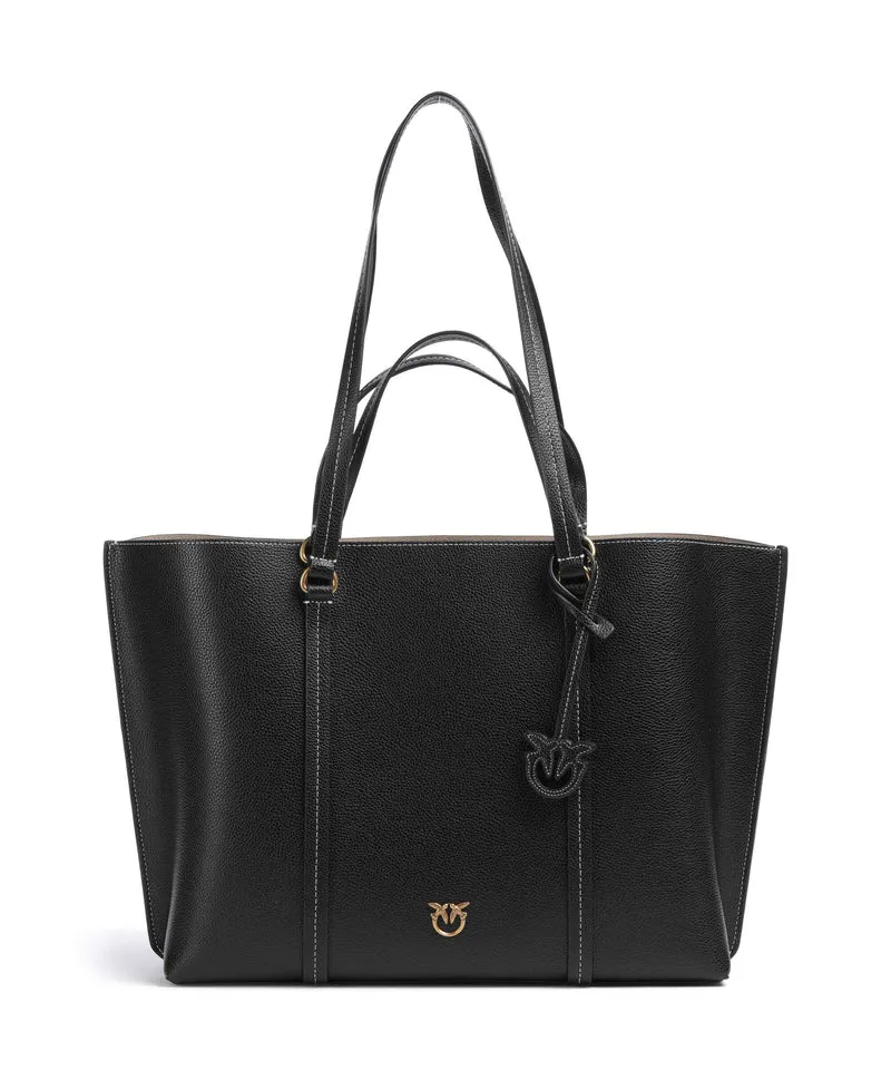 Pinko Carrie Big Bolsa shopping nero