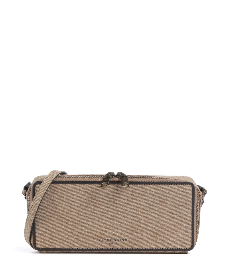 Liebeskind Juno Denim XS Bandolera beige