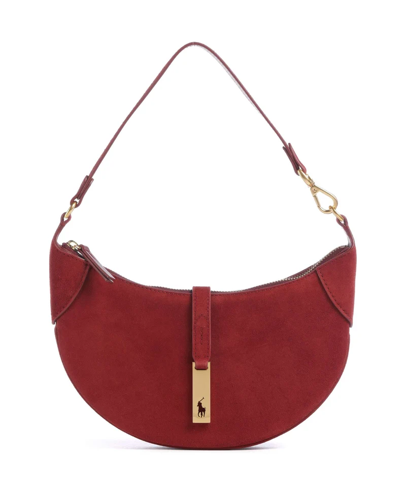 Polo Ralph Lauren ID Collection Small Bolso de hombro pomegranate