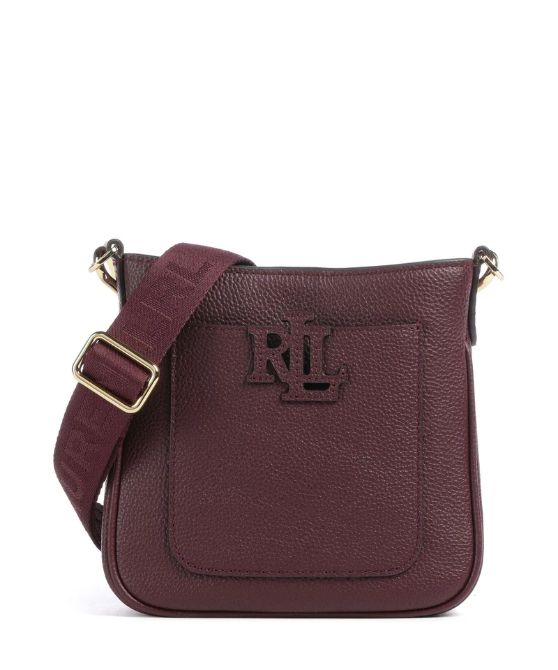 Lauren Ralph Lauren Cameryn Small Bandolera dark garnet