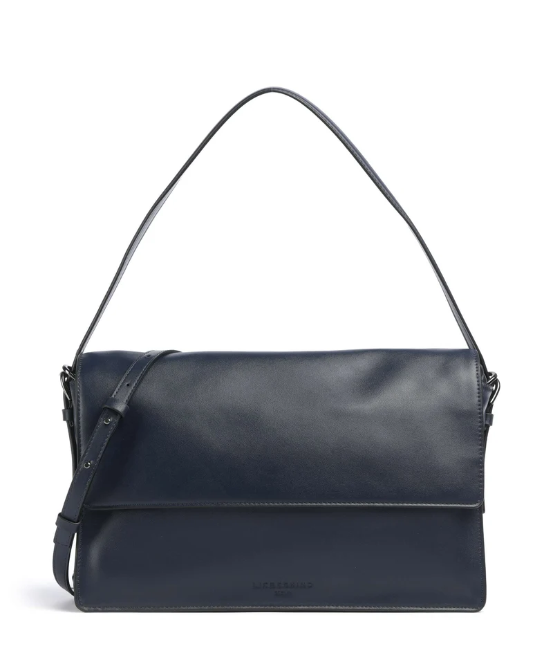 Liebeskind Audrey Recycled Soft Calf M Bolso de hombro peacoat