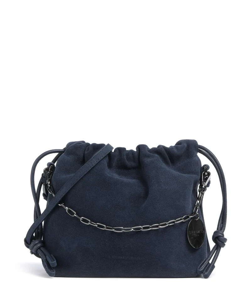 Liebeskind Lya II Hydro Suede S Bucket bolso de mano peacoat
