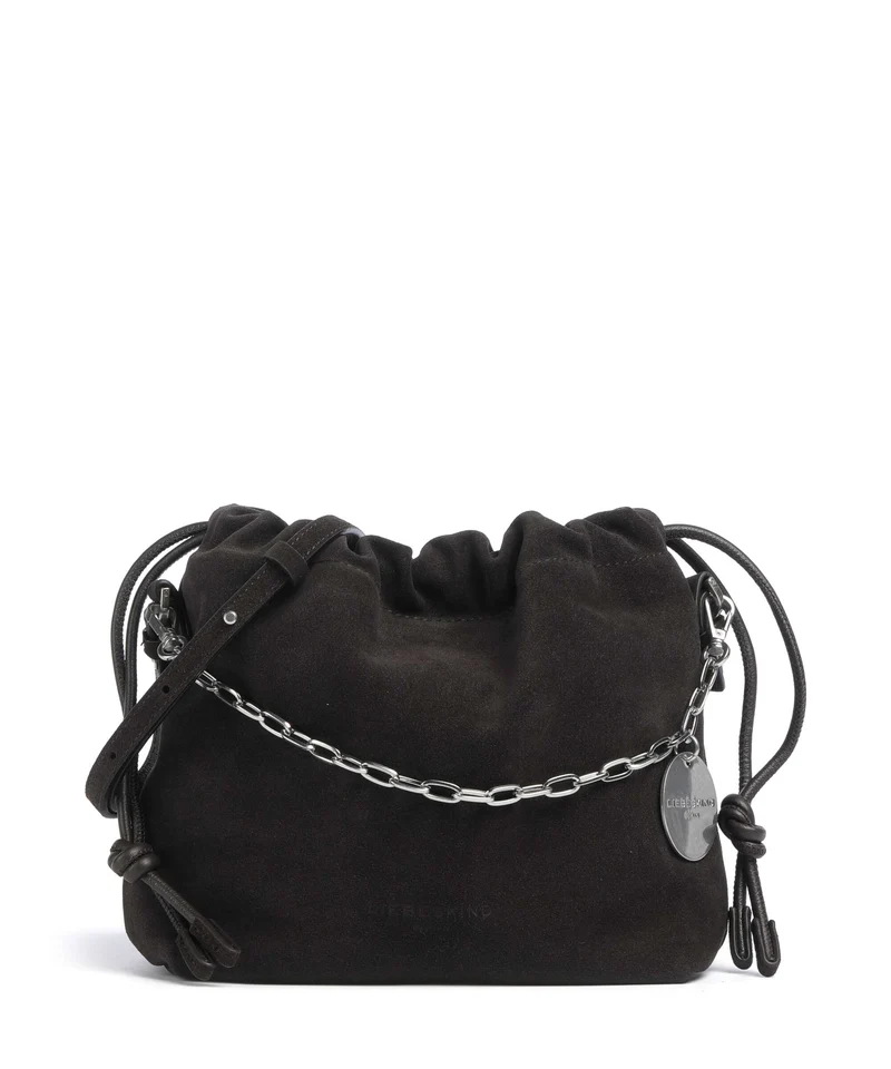 Liebeskind Lya II Hydro Suede S Bucket bolso de mano deep soil