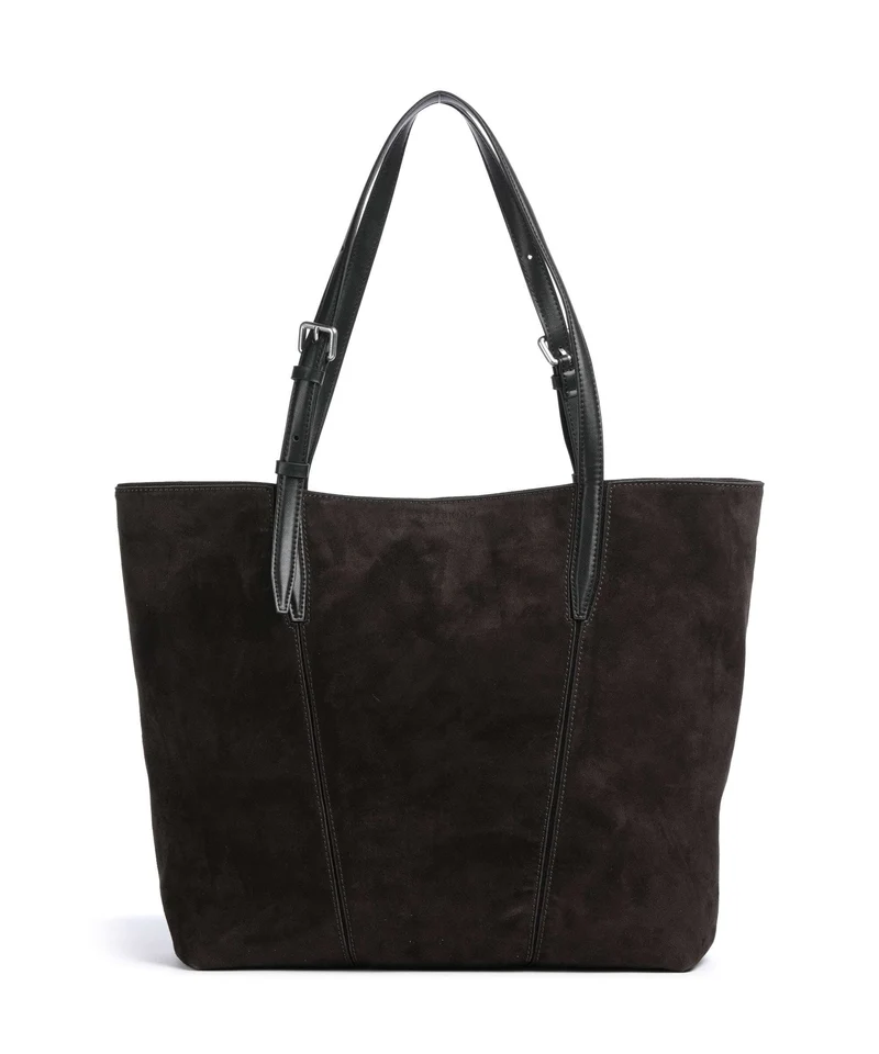 Liebeskind Una Recycled Suede M Bolsa shopping deep soil