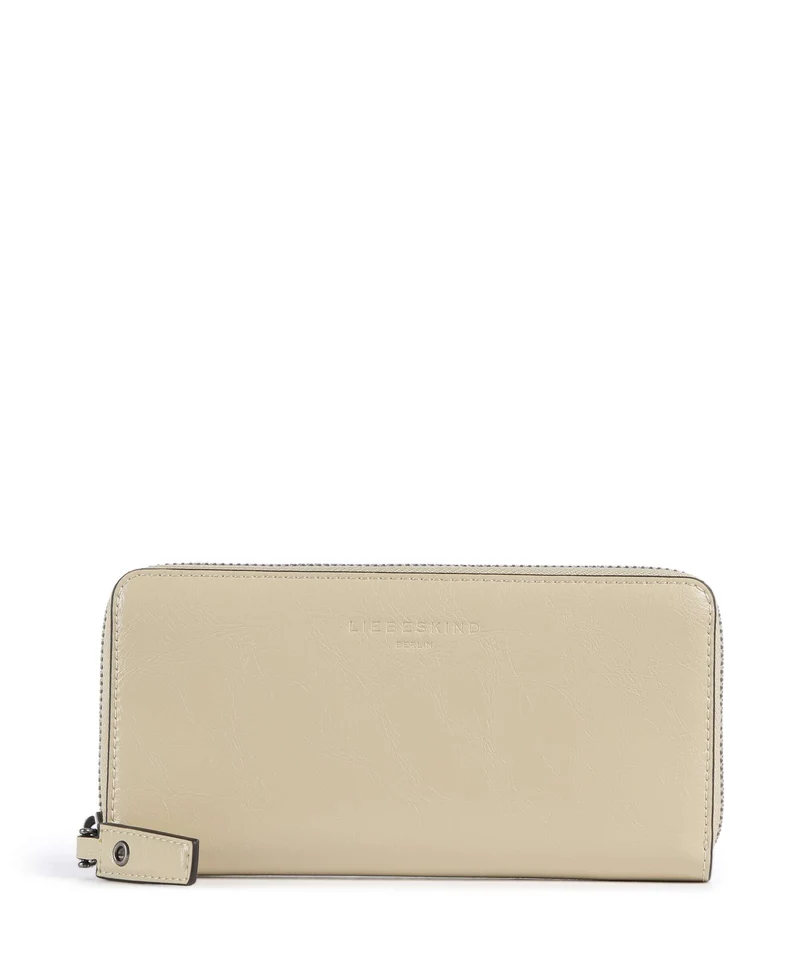 Liebeskind Sally Audrey Recycled Lack Distressed Monedero biscotti
