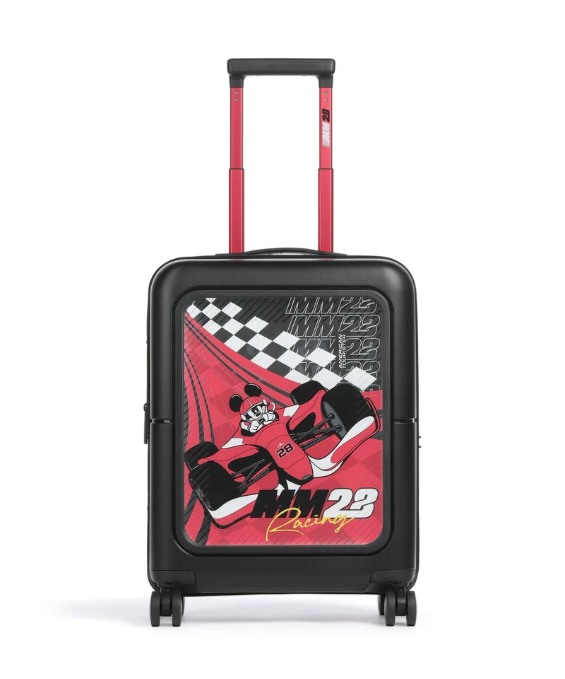 American Tourister Dashpop Disney Maleta con 4 ruedas racing mickey