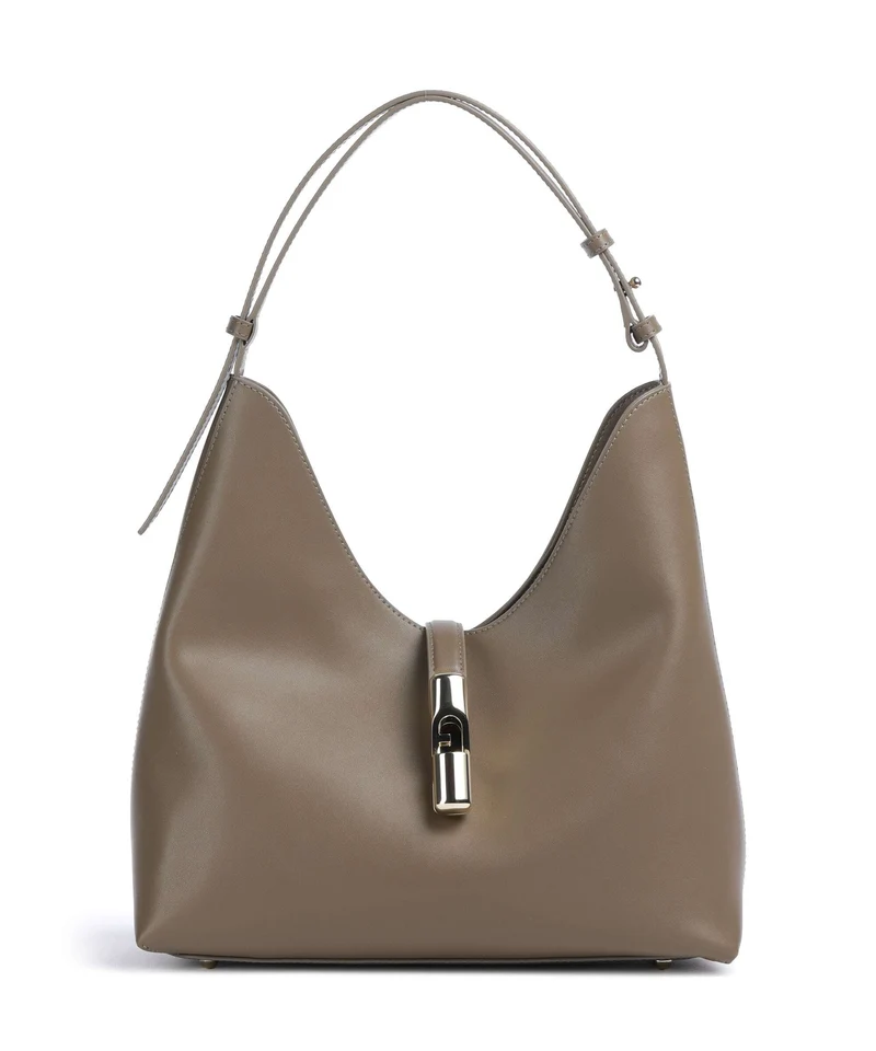 Furla Goccia M Bolso de hobo muddy gray