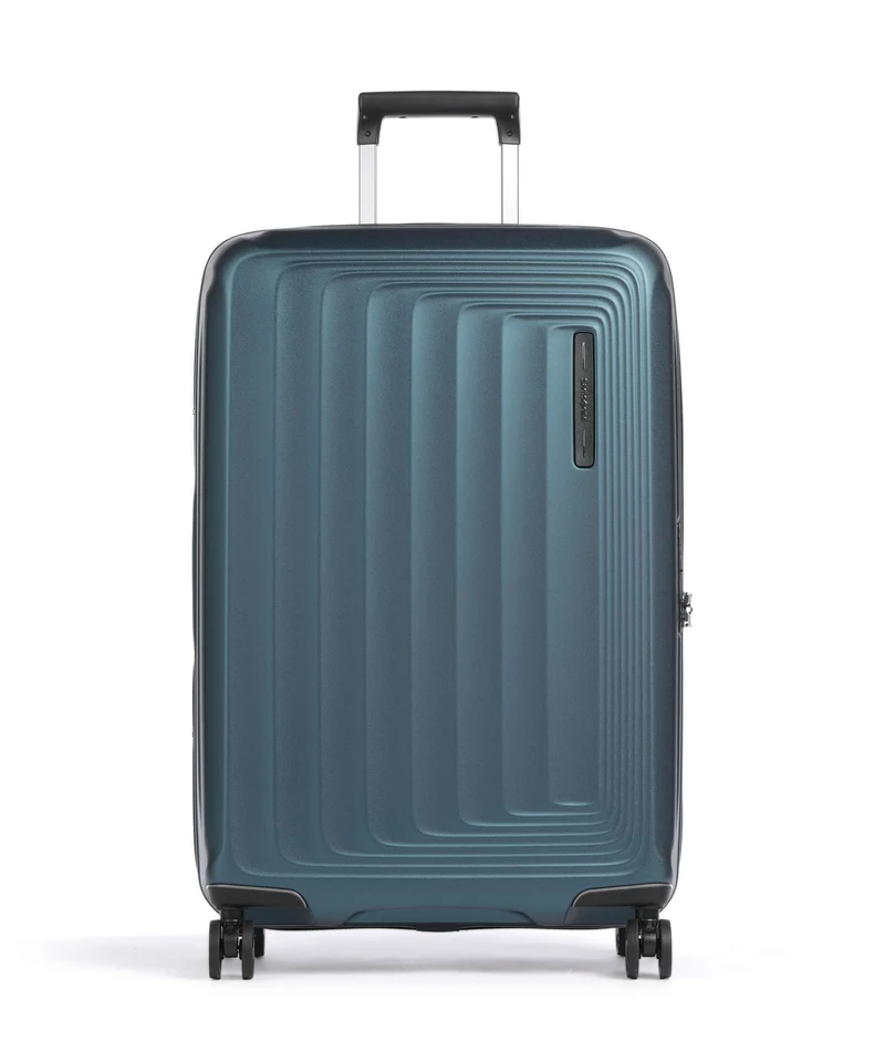 Samsonite Nuon Maleta con 4 ruedas matt petrol blue