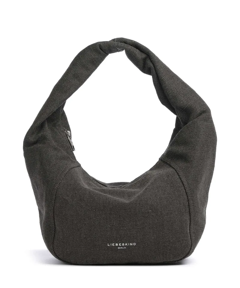 Liebeskind Farrah Heavy Canvas Washed M Bolso de hobo deep soil