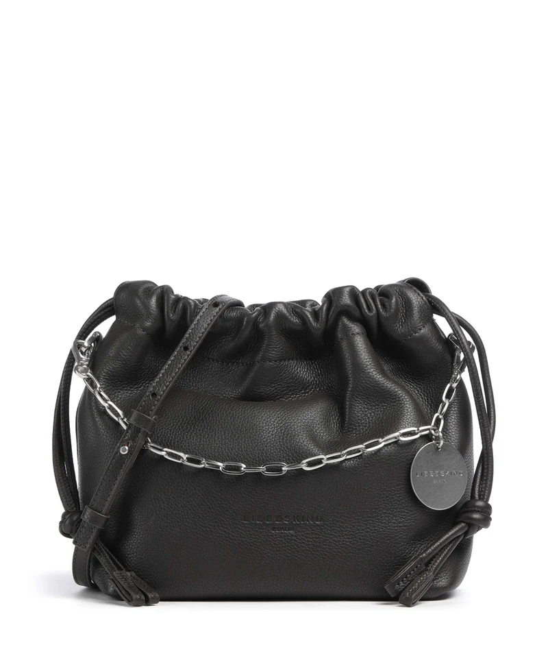 Liebeskind Lya II Small Pebble S Bucket bolso de mano deep soil