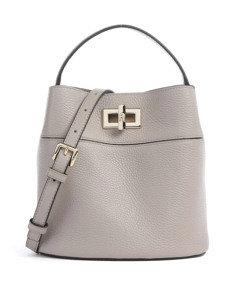 Furla Amelia Mini Bucket bolso de mano cachemire gray