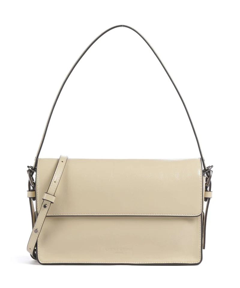 Liebeskind Audrey Recycled Lack Distressed S Bolso de hombro biscotti