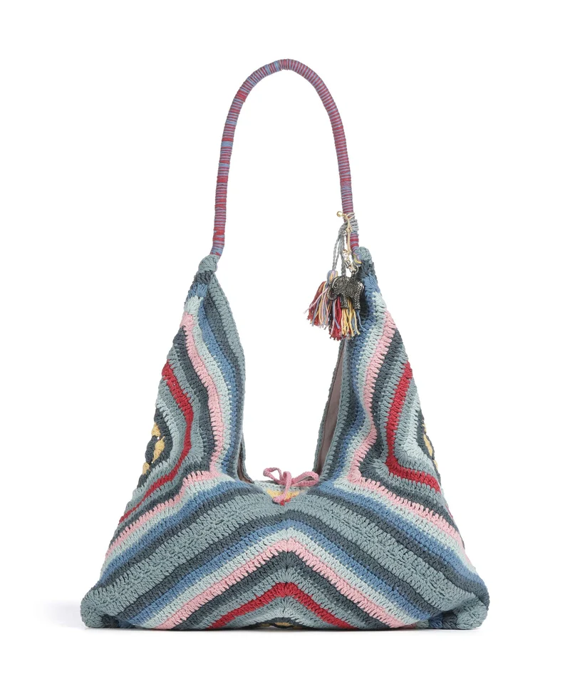 Anokhi Bolsa shopping blue