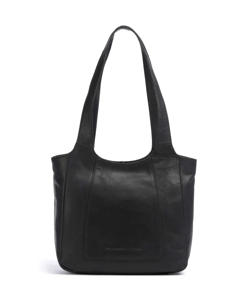 The Chesterfield Brand Wax Pull Up Cow Tofino Bolsa shopping black
