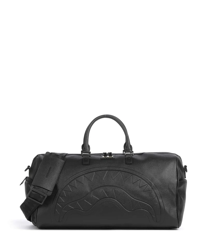 Sprayground Gold Brick Luxe Bolsa de fin de semana black