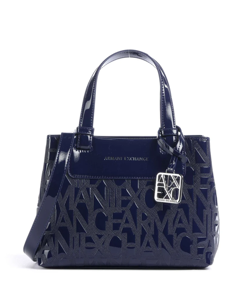 Armani Exchange Liz Patent S Bolso de mano abyss
