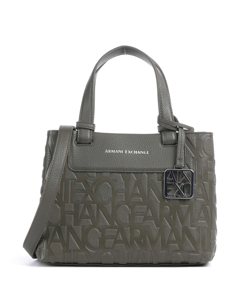 Armani Exchange Liz Monogram S Bolso de mano savanna