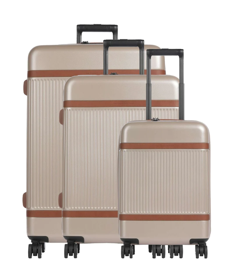 The Chesterfield Brand Zuna Juego de maletas (4 ruedas) champagne