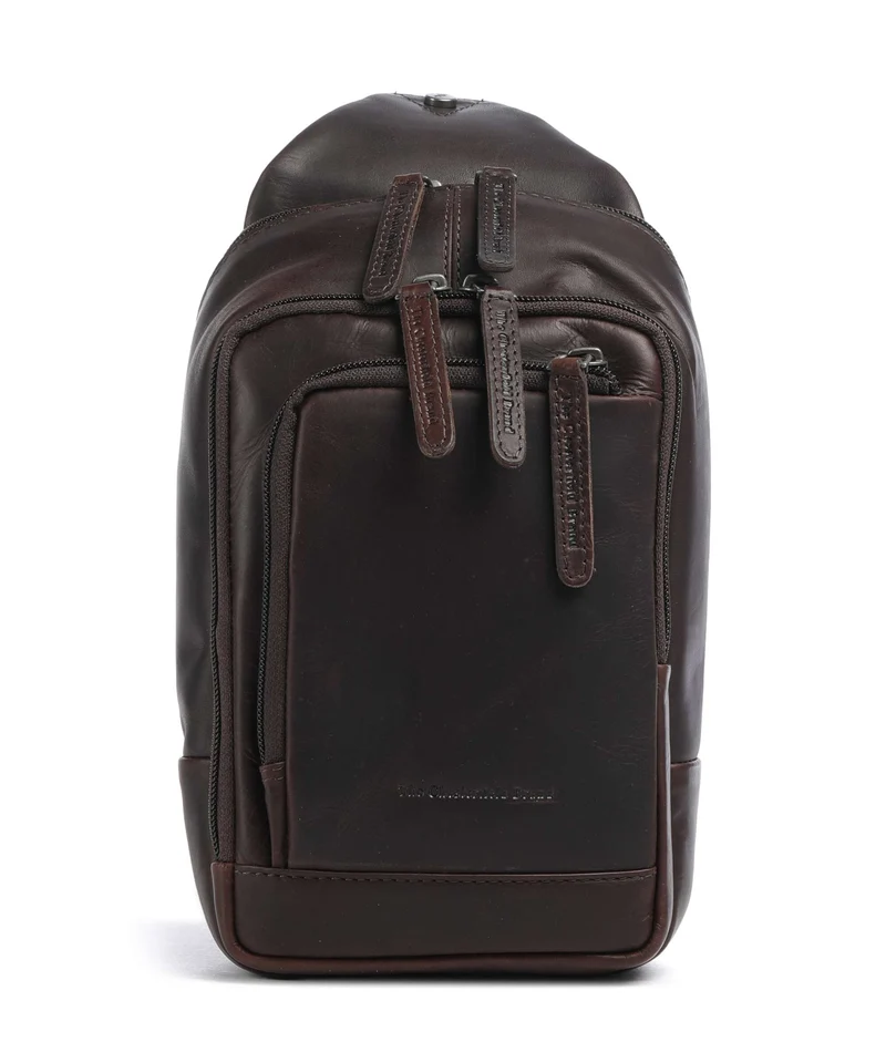 The Chesterfield Brand Wax Pull Up Cow Riga Mochila sling brown