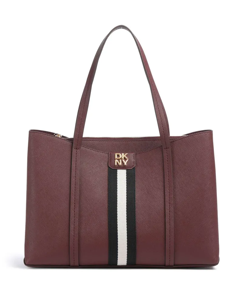 DKNY Nuri Bolsa shopping aged wine