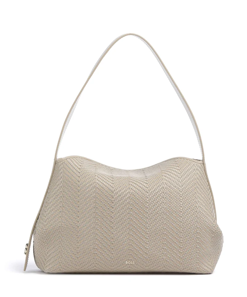 BOSS Caylie Bolso de hombro light beige