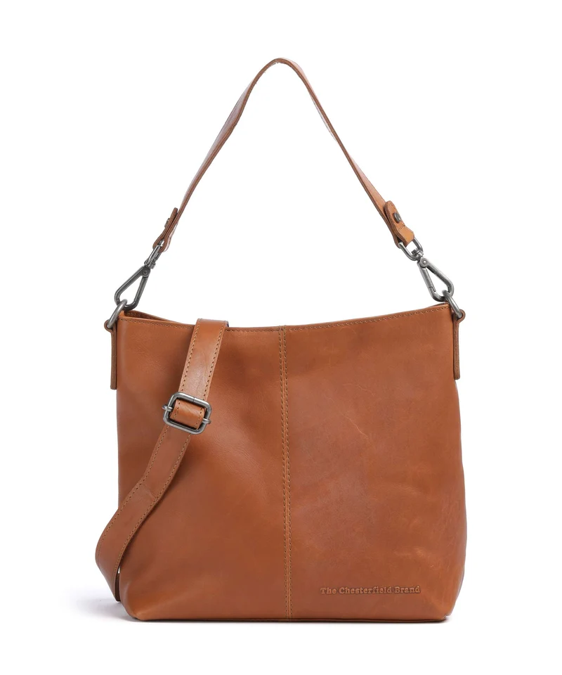 The Chesterfield Brand Wax Pull Up Cow Jen Bolso de hobo cognac