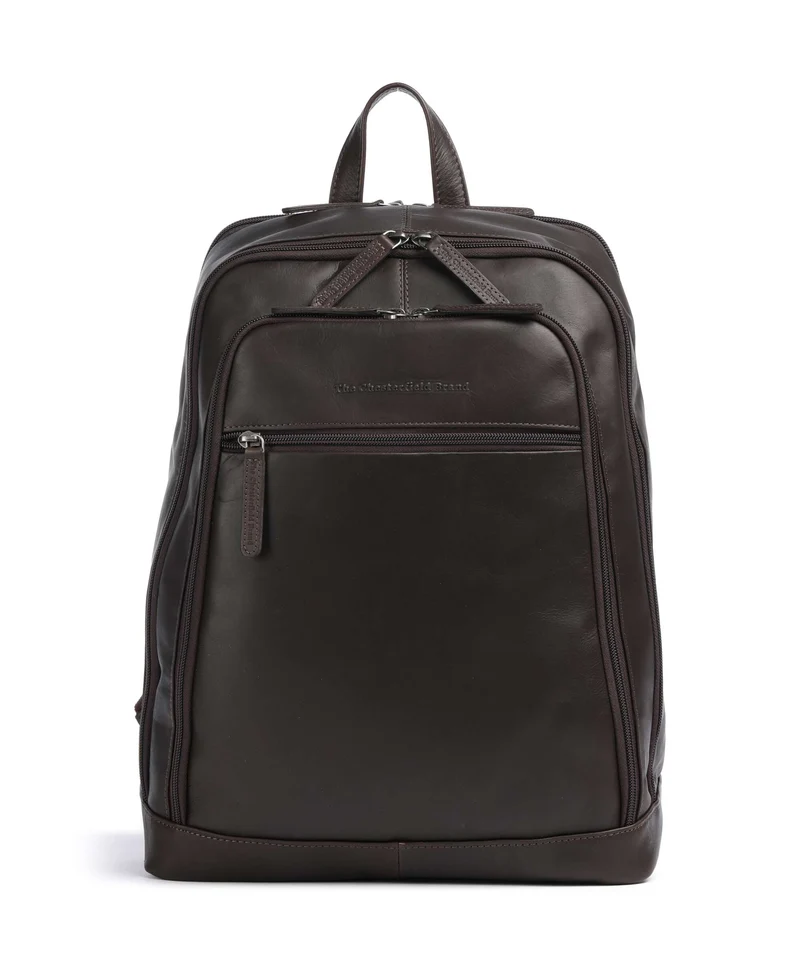 The Chesterfield Brand Wax Pull Up Cow Detroit Mochila brown