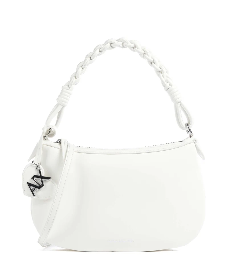 Armani Exchange Maya S Bolso de hombro off white