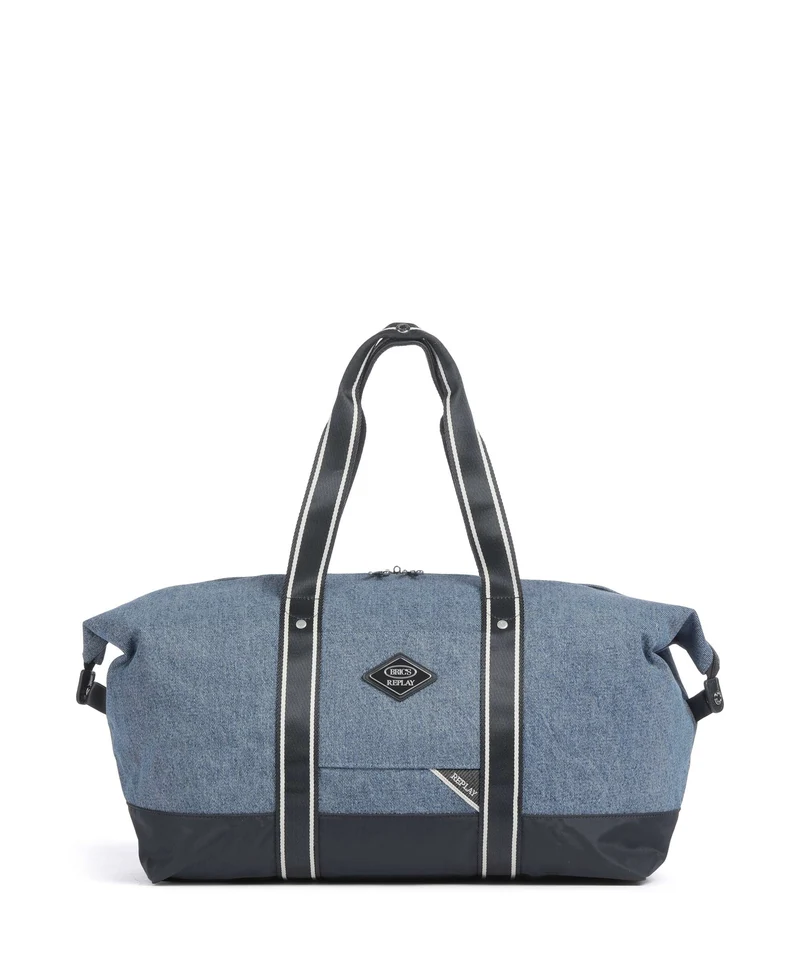 Brics Replay Medium Bolsa de fin de semana light denim