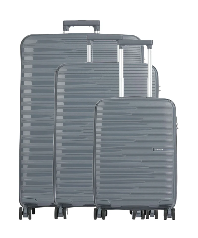 Travelite Pacific Juego de maletas (4 ruedas) anthracite